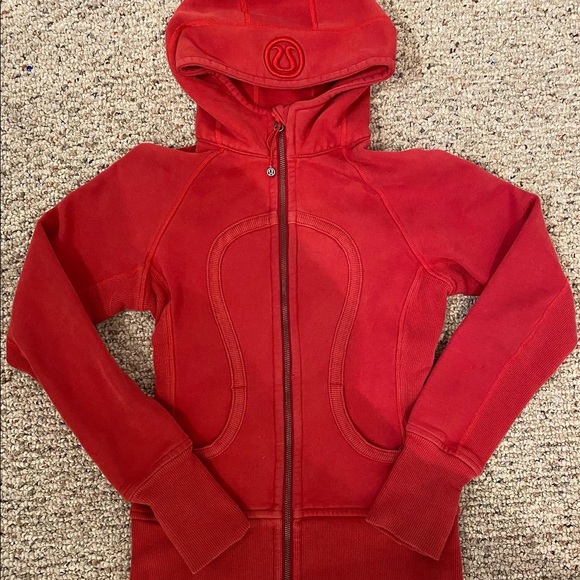 red scuba lululemon hoodie - Picture 1 of 5